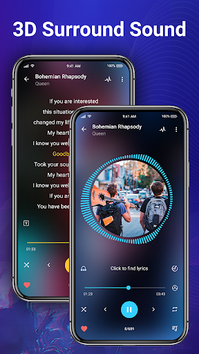 Musiqa pleyeri - MP3 va ekvalayzer